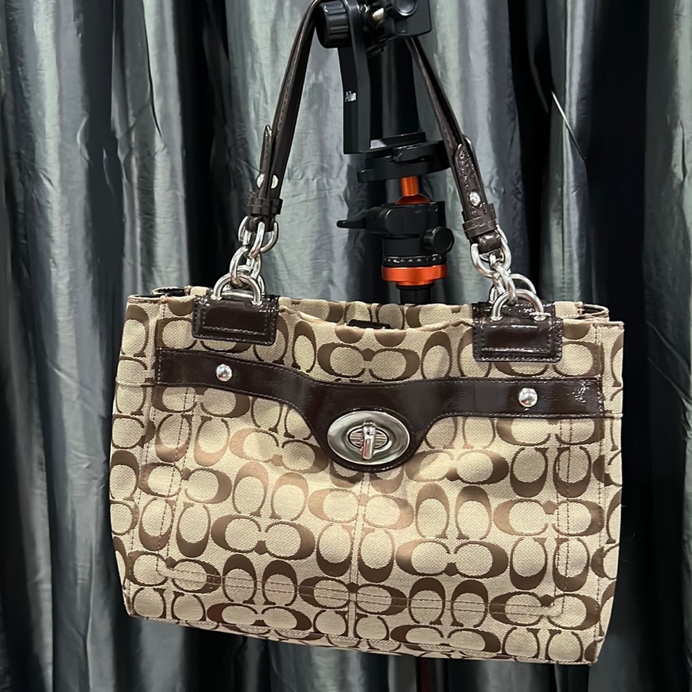 Coach signature canvas 8x11x5 - LHW